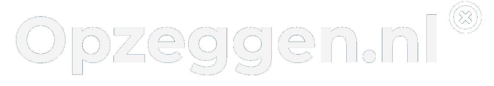 The logo of opzeggen.nl